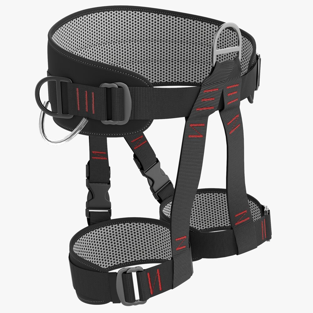 Adjustable Climbing Harness 3D-Modell