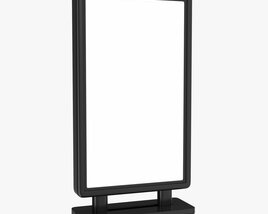 Advertising Display Stand Mockup 08 3D-Modell
