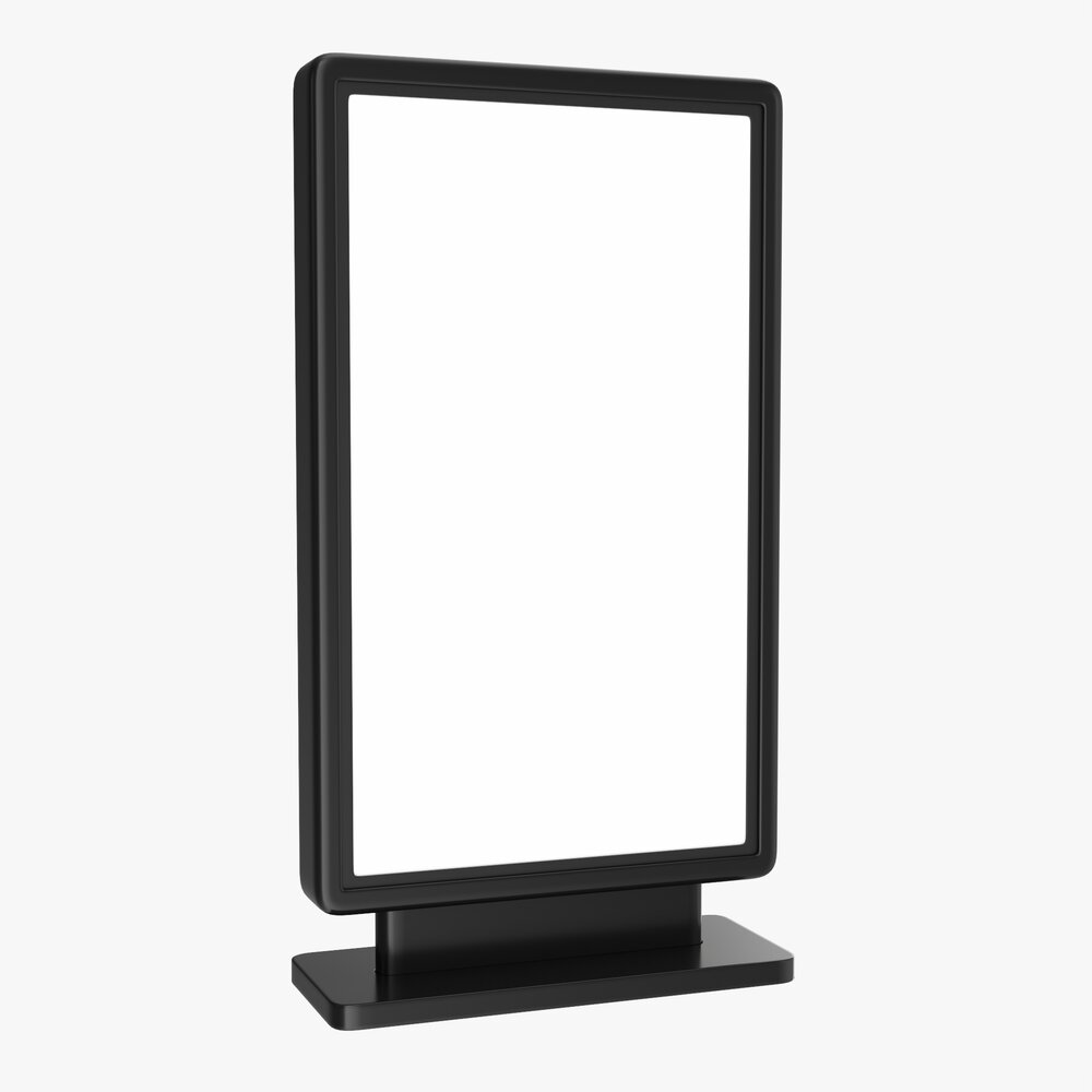 Advertising Display Stand Mockup 09 3D-Modell