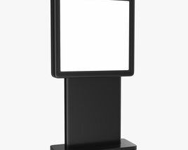 Advertising Display Stand Mockup 10 3D модель