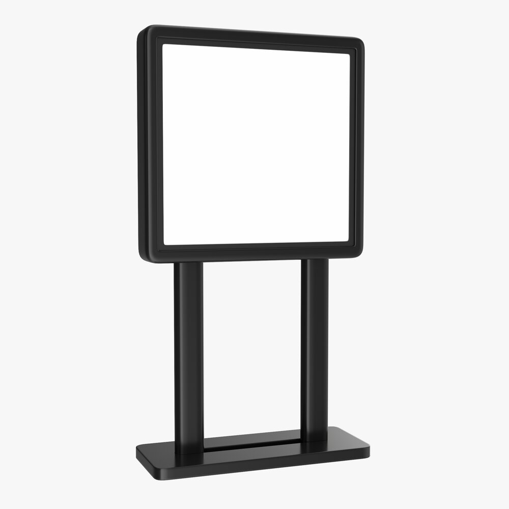 Advertising Display Stand Mockup 11 Modello 3D