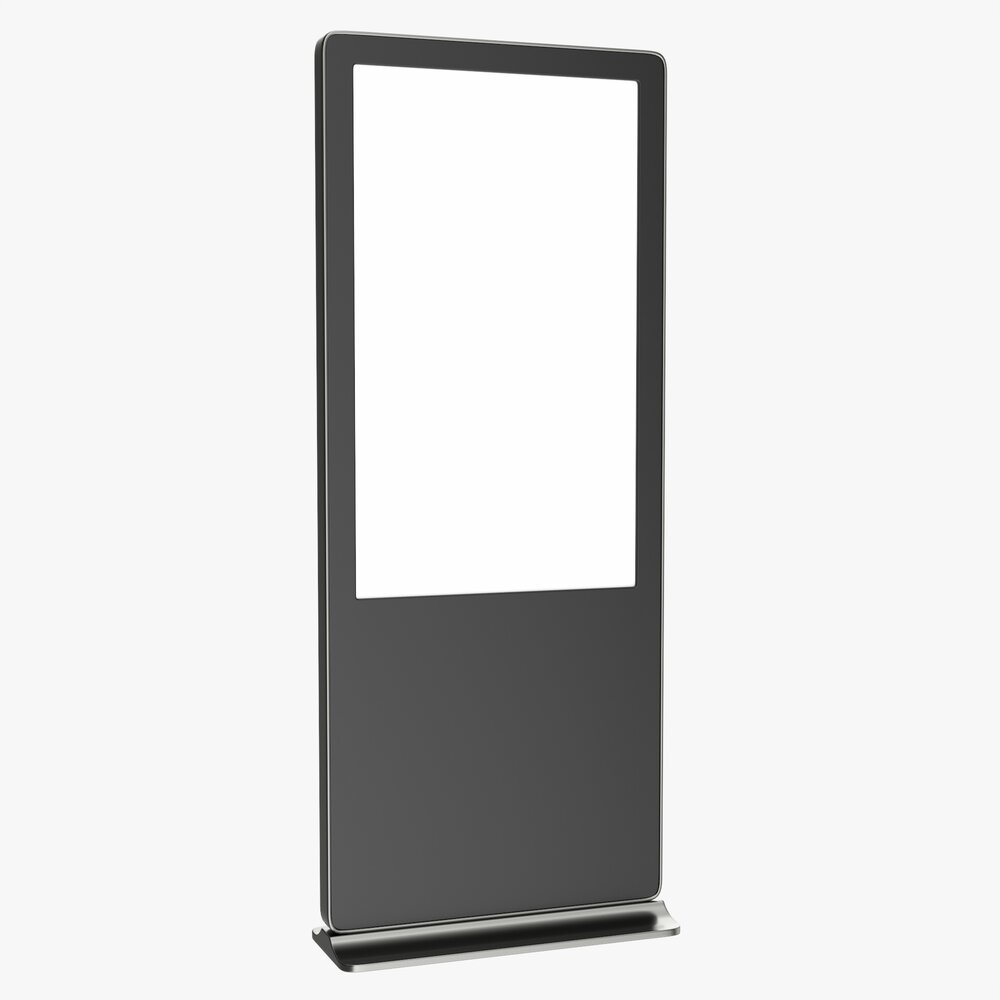 Advertising LCD Display Mockup 3D-Modell