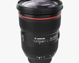Canon DSLR EF 24-70mm USM Lens 3D model