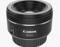 Canon EOS EF 50mm STM Lens 3D модель