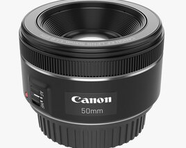 Canon EOS EF 50mm STM Lens Modèle 3D