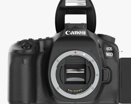 Canon EOS 90D DSLR Camera Body Open 3D-Modell