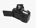 Canon EOS 90D DSLR Camera Body Open 3d model