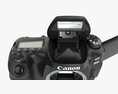 Canon EOS 90D DSLR Camera Body Open 3d model