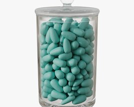 Jar Full Of Almonds 3Dモデル