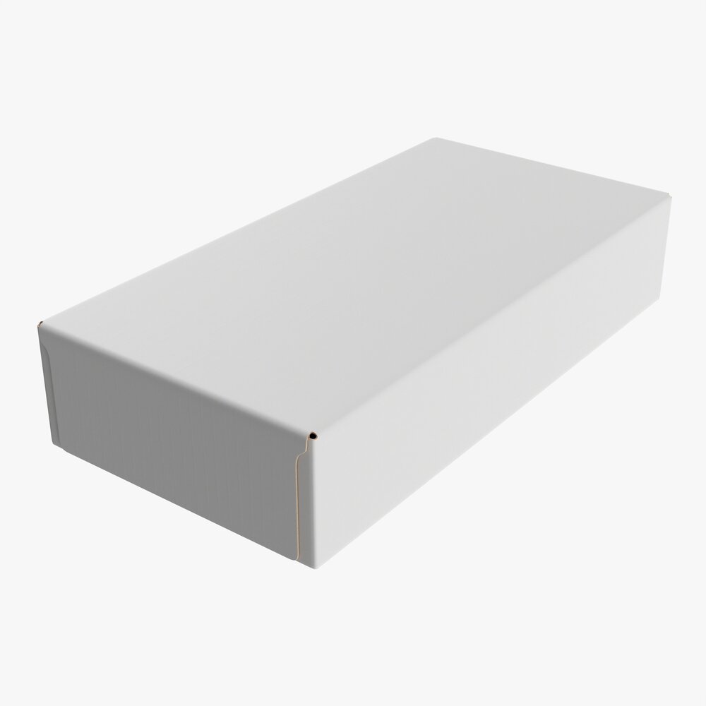 Cardboard Box 03 3D-Modell