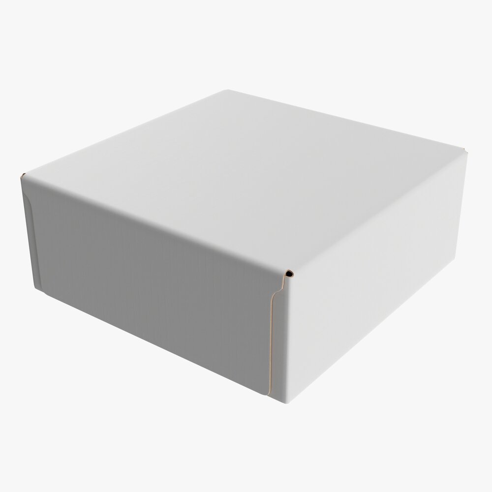 Cardboard Box 04 3D 모델 