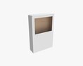 Cardboard Box With Window 02 3D модель