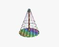 Carousel With Rope Climber Modello 3D