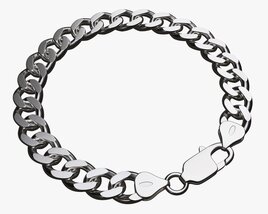 Chain Bracelet Locked Modelo 3D