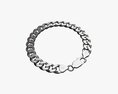 Chain Bracelet Locked 3D модель