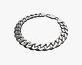 Chain Bracelet Locked 3D-Modell