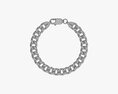 Chain Bracelet Locked Modello 3D