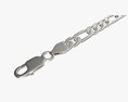 Chain Necklace Unlocked 3d model