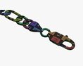 Chain Necklace Unlocked Modèle 3d
