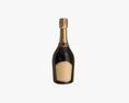 Champagne Bottle Mockup 01 Modelo 3d