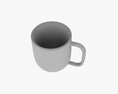 Coffee Mug With Handle 02 3D 모델 
