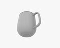 Coffee Mug With Handle 02 3d model