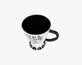 Coffee Mug With Handle 03 Modello 3D