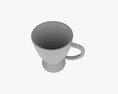 Coffee Mug With Handle 03 3d model