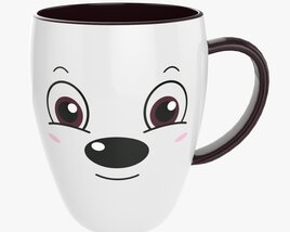 Coffee Mug With Handle 04 3Dモデル
