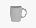 Coffee Mug With Handle 06 3D模型