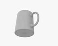 Coffee Mug With Handle 06 3d model