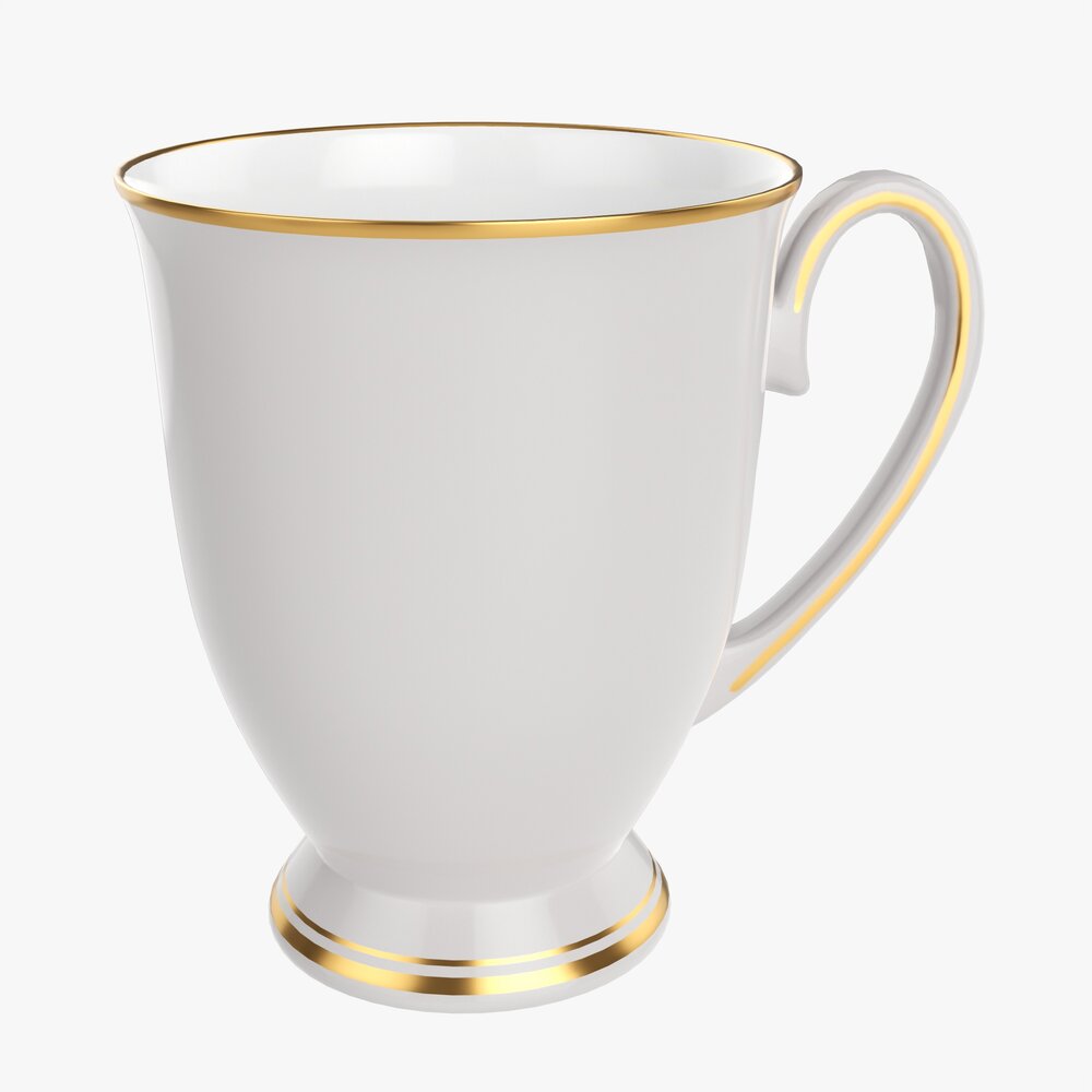 Coffee Mug With Handle 07 Modelo 3d