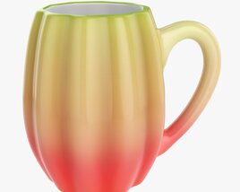 Coffee Mug With Handle 08 3D模型