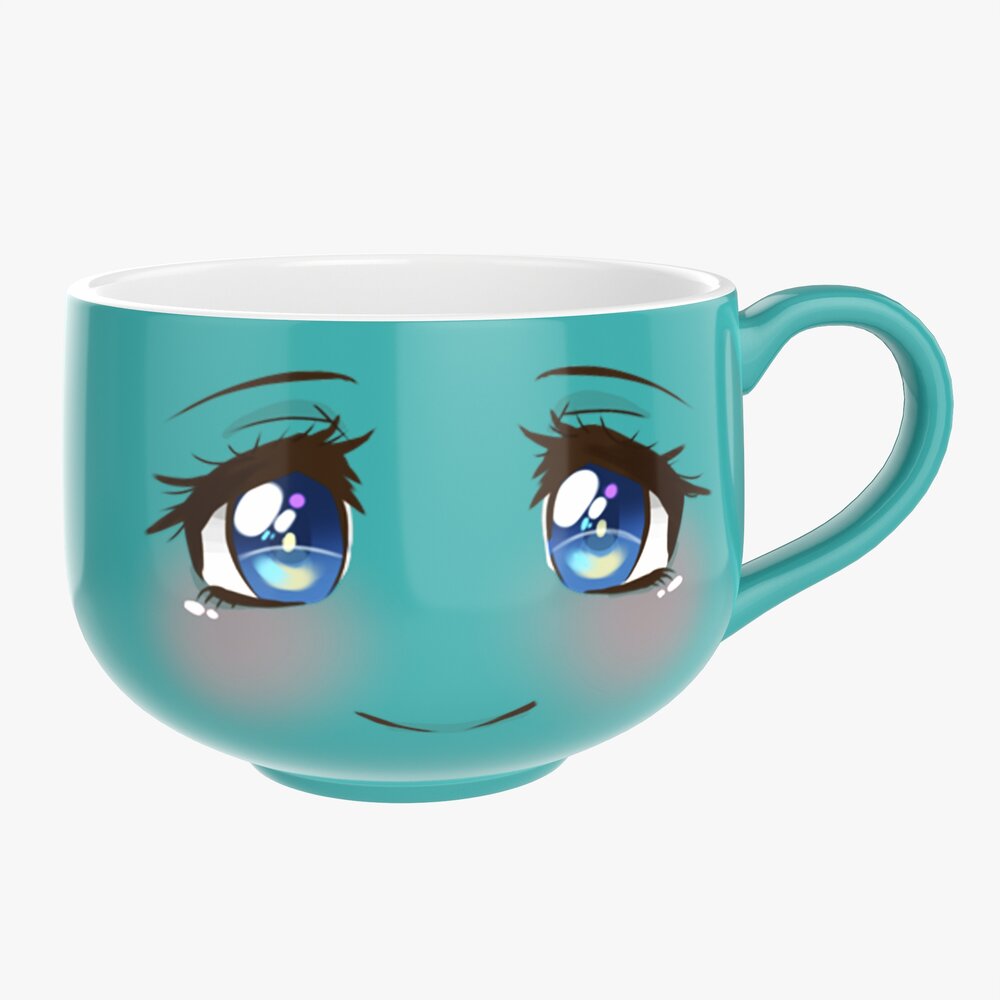 Coffee Mug With Handle 10 3D model