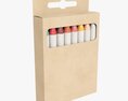 Crayons In Hanging Box 3d model
