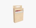 Crayons In Hanging Box 3D 모델 