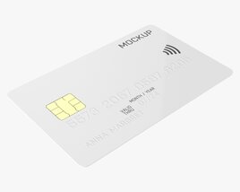 Credit Debit Card 01 3D model