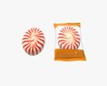 Blank Package With Caramel Mock Up 3d model