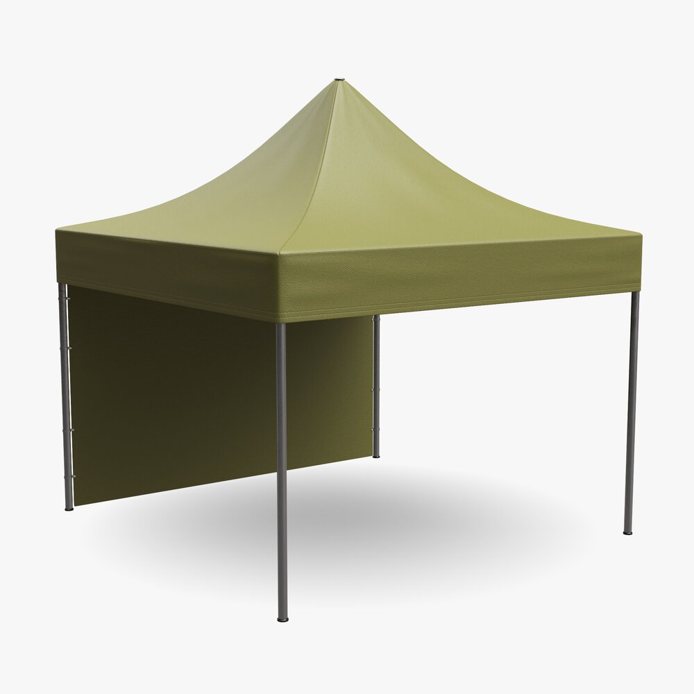 Display Tent Mockup 01 Modelo 3d