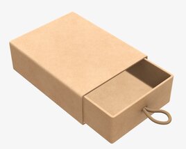 Drawer Paper Gift Box 02 3D-Modell