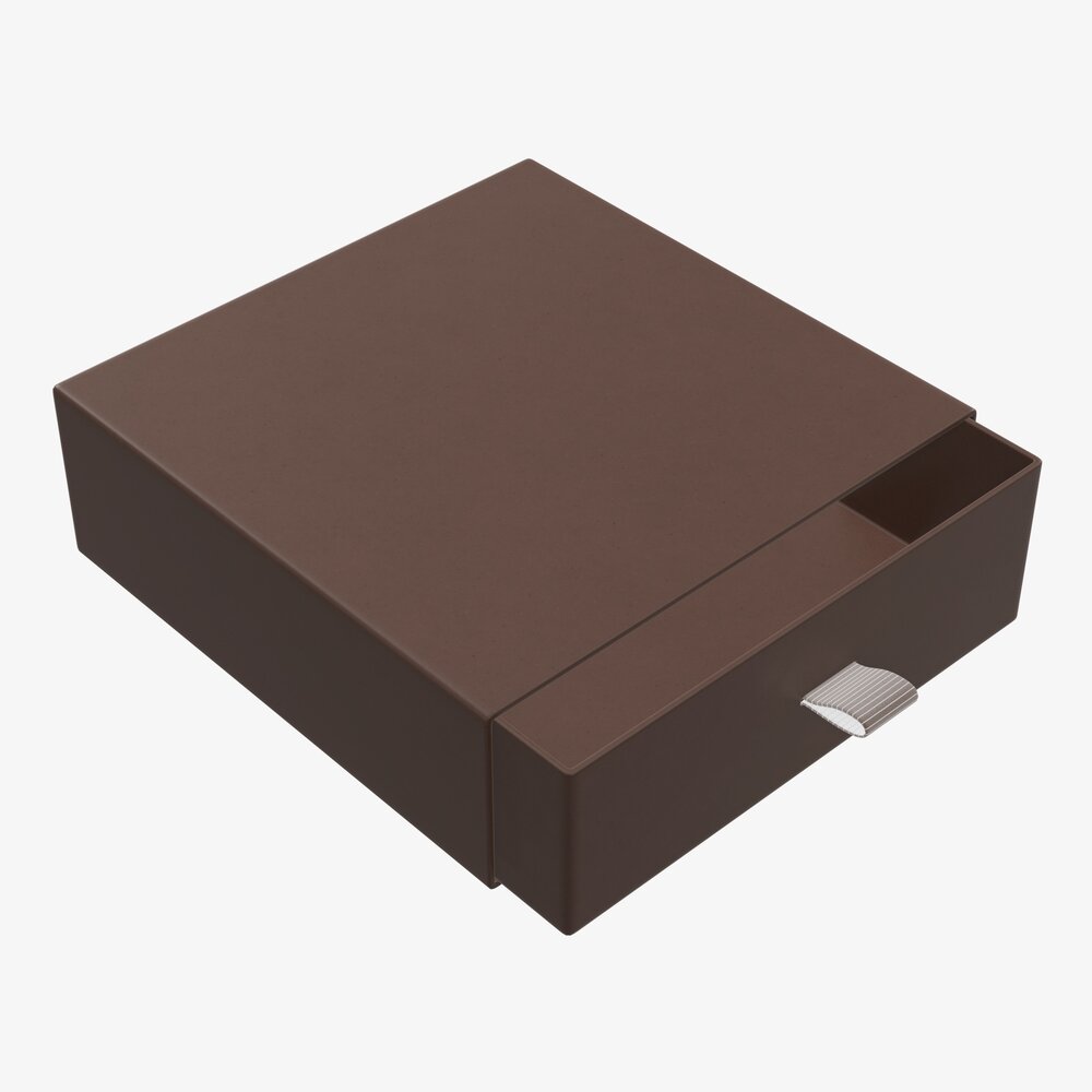 Drawer Paper Gift Box 03 3D-Modell