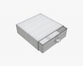 Drawer Paper Gift Box 03 3Dモデル