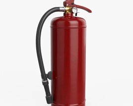 Fire Extinguisher сlass A And B 01 Clean 3D 모델 