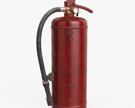 Fire Extinguisher сlass A And B 01 Dirty 3D 모델 
