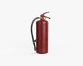 Fire Extinguisher сlass A And B 01 Dirty 3d model