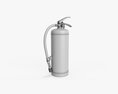 Fire Extinguisher сlass A And B 01 Dirty 3d model