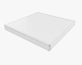 Frosted Pizza Box 3D-Modell