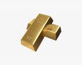 Gold Ingots 04 3Dモデル