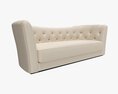 Knole Style Sofa 3D-Modell