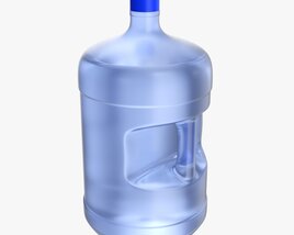 Large Drinking Water Bottle 3D model